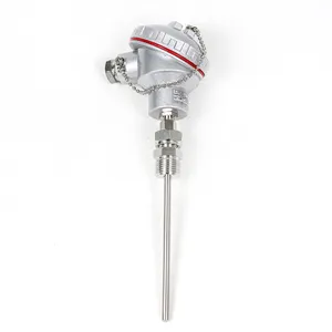 Platinum Rhodium Type K High Temperature Armored Duplex Thermocouple