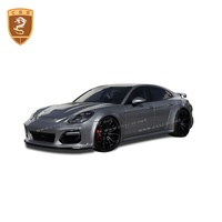 Vente flash : Aileron arrière en fibre de verre, pare-chocs avant, kit carrosserie pour Porsche Panamera 971, mise à niveau vers le style Te-Chart