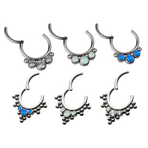 ASTM F136 G23 titanio joyería nariz pendiente pezón anillos ombligo Piercing mujer joyería - Product Image 1