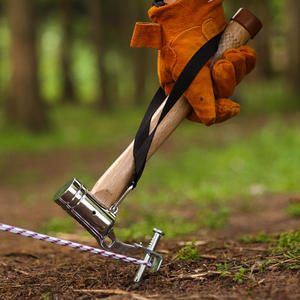 Piquet de tente en acier épaissi 30 cm, argenté, qualité industrielle, pour camping et utilisation extérieure avec bâche - Product Image 5