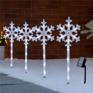 Hot Sale Christmas Tree Pathway Solar Light Outdoor Use Christmas Light up Christmas Tree Walkway Outside Display - Product Image 2