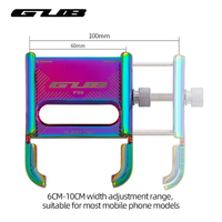 Support de téléphone pour vélo en aluminium GUB P30 pour appareils de 3,5 à 7,5 pouces, diamètre de serrage de 22,2 mm, largeur de 601 à 700 mm, support pour vélo/trottinette/moto