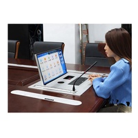 Moniteur motorisé rétractable JGST tout-en-un anti-pincement à écran tactile caché pour bureau