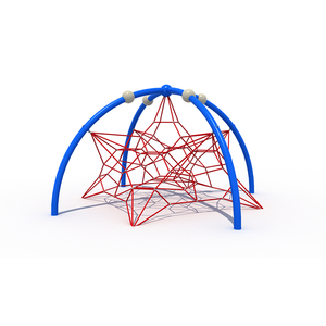 튼튼하고 다채로운 로프 네트 유아 교육 시설 및 지역 커뮤니티 놀이터용 야외 놀이 기구 - Product Image 2