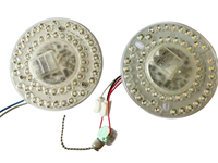 Pas de scintillement 5cct Chaînes de traction et télécommande Dimmable 120V 20W 118mm ETL FCC LED Board pour ventilateur de plafond