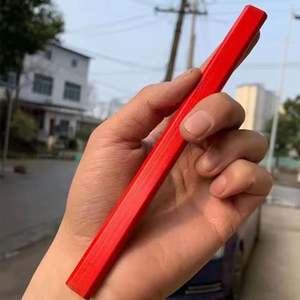 Crayons de charpentier plats HB de 7 pouces avec logo personnalisé pour la menuiserie, promotion en gros, crayons standard à mine noire en bois - Product Image 5