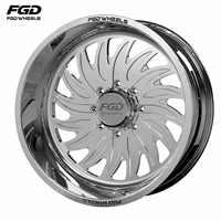 Jantes FGD Aggressive Lip Concave 26x12 26x14 26x16 pour Chevy 2500HD 8x5.5 8x6.5 et Ram GMC Sierra 6x5.5 6x12 22x12