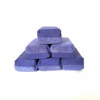 PROWORKZ Applicateur de cire en suède violet, éponge carrée en microfibre pour revêtement céramique, fabriqué en Chine, modèle PW-FWA30