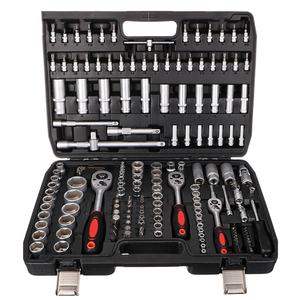 Ensemble d'outils à douilles 171 avec cliquets dans un étui en plastique, ensemble polyvalent de 171 pièces adapté à tout <span class=keywords><strong>atelier</strong></span> ou <span class=keywords><strong>garage</strong></span> - Product Image 1