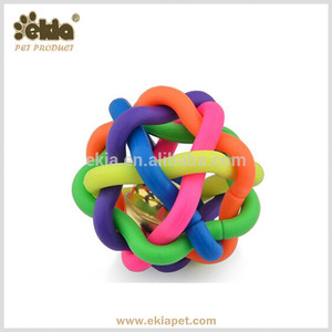 <strong>Dog</strong> Product Ekia Durable <strong>Vinyl</strong> <strong>Ball</strong> Pet <strong>Toys</strong> With Jingle Bell for <strong>Dog</strong> - Product Image 3