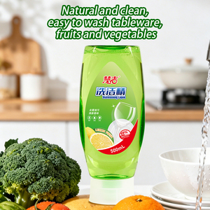 Detergente Multiuso per Stoviglie in Bottiglia Invertibile da 500ml, Liquido per Lavaggio Piatti e Utensili da Cucina - Product Image 2