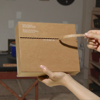 Caja de Cartón Fácil de Abrir Personalizable para Calcetines y Pieles, Reciclable, con Impresión UV, para Envíos Express, Venta Directa de Fábrica