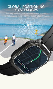 ساعة ذكية رياضية جديدة للجنسين مقاومة للماء مع عقارب مضيئة وحركة كوارتز يابانية وسوار من السيليكون والمعدن - Product Image 3