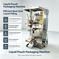 Machine d'emballage de liquides purs entièrement automatique à haute efficacité pour le remplissage, la fermeture et la fabrication de sachets d'eau/jus