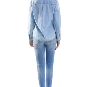 Nuevos Jeans Ajustados Casuales de Moda para Mujer, Bordados, de Talle Bajo, con Diseño Floral, Tejido de Mezclilla Transpirable, con Logotipo en la Cintura - Product Image 5