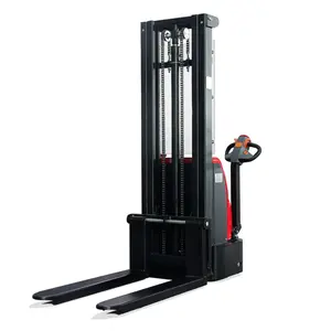 Electric Stacker Forklift Lift Stacker Forklift Small 1.5 Ton Fully Electric Used For Warehouse 3.5M Lift Height Electric Pallet Truck