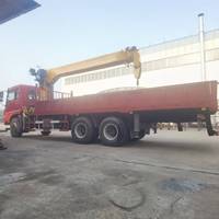 Dongfeng 10 Ton 6x4 Truk Berkinerja Tinggi dengan Crane Terpasang |   XCM9 SQS250-5 Boom 5-Bagian |   Mesin Yuchai 220HP Euro V |   Pompa Gearbox Hengli |   20m