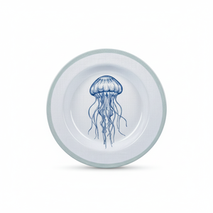 Vajilla de Melamina A5 con Diseño de Concha Marina Azul, Impresión Personalizada, Apta para Alimentos, Libre de BPA, Ecológica, Duradera y Segura para la Cocina - Product Image 5