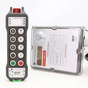 Transmisor Inalámbrico Recargable con Dos Baterías <span class=keywords><strong>de</strong></span> Litio, Control Remoto Industrial <span class=keywords><strong>de</strong></span> Doble Velocidad con 8 Botones y Tarjeta <span class=keywords><strong>de</strong></span> Identificación - Product Image 1