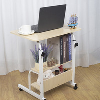 Escritorio Portátil Ajustable para Laptop con Elevador Móvil, Mesa Multifuncional para Cama, Ideal para Oficina en Casa