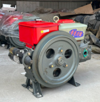 Moteur diesel monocylindre 4 temps 22 CV à injection directe facilement déplaçable ZS1115 pour tracteur et bateau
