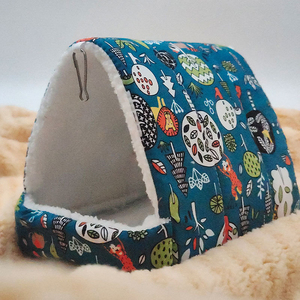 Bequemes Hamster bett Plüsch Weich hängendes kleines Haustier Kaninchen Meers chweinchen Haus für Käfig - Product Image 3