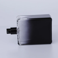 Flacon de parfum en verre noir dégradé élégant de 50 ml avec pulvérisateur - Couleurs et logo personnalisables, respectueux de l'environnement, sérigraphié, MOQ 100 pièces