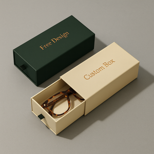 Échantillon gratuit personnalisé <span class=keywords><strong>Boîte</strong></span> d'emballage <span class=keywords><strong>à</strong></span> tiroir avec logo imprimé pour <span class=keywords><strong>lunettes</strong></span> <span class=keywords><strong>Boîte</strong></span> coulissante en carton <span class=keywords><strong>rigide</strong></span> avec insertion Accessoires pour colliers - Product Image 2