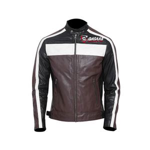 Multi-Color Hommes Hiver Automne Biker Mode Respirant Moto Casual-Outwear Haute Qualité Cuir Patchwork Vestes - Product Image 1