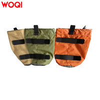 WOQI Pochette Portable en Oxford pour Bouteille d'Eau et Téléphone, à Suspendre sur Épaule, Accessoire d'Extension pour Randonnée et Escalade, Fixation Externe