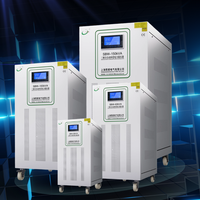 Régulateur de tension à enroulement en cuivre 3 AC AVR, efficacité 98%, protection contre les surtensions, 50/60Hz, 30kVA, 60kVA, certifié CE/ISO9001, écran LCD