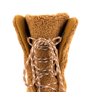 Bottes fourrées d'hiver respirantes à semelle épaisse et semelle crantée, doublées de shearling, plates, pour la neige et le froid, idéales pour l'automne et le <span class=keywords><strong>ski</strong></span>. - Product Image 4