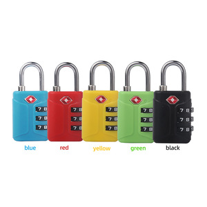 TSA อนุมัติการใช้รหัสล็อค 3 หลัก ABS ล็อคแบบกลไกสำหรับกระเป๋าเดินทาง กระเป๋าเป้สะพายหลัง ล็อคเกอร์ ลิ้นชัก สีฟ้า สีแดง สีเหลือง สีเขียว สีดำ - Product Image 5