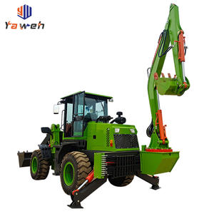 جرافة حفار احترافية Yaweh 942-45 من المصنع الصيني لصناعة الجرافات ذات العجلات الصغيرة 4x4 جرار حفار صناعة صينية للبيع - Product Image 4
