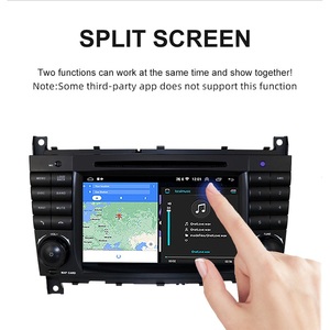 Reproductor de DVD <span class=keywords><strong>para</strong></span> Auto de 7 Pulgadas con Pantalla IPS de 4 Núcleos, WIFI, GPS, <span class=keywords><strong>Android</strong></span>, Estéreo <span class=keywords><strong>para</strong></span> Auto de 2 Din, Audio <span class=keywords><strong>para</strong></span> Auto <span class=keywords><strong>para</strong></span> MERCEDES C W203 CLC 2004-2008 - Product Image 6