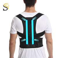Ceinture de Correction Posturale Portable et Légère SHILION, Respirante, Anti-Bosses, pour une Meilleure Posture Assise