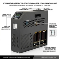 Batterie de condensateurs modulaire APFC, condensateur intelligent avec réacteur pour systèmes d'alimentation industriels
