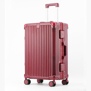 Ensemble de valises PC épaisses personnalisées en gros avec porte-gobelet, serrure <span class=keywords><strong>TSA</strong></span> et cadre en aluminium pour voyage - Product Image 2