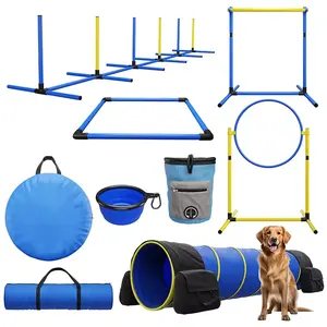 Bastões de treinamento para cães, conjunto de equipamentos de agilidade para cães, saltos, obstáculos, cego, porta interna e externa, de alta qualidade, em oferta