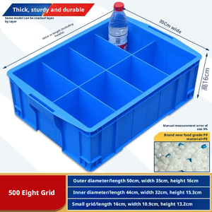 Boîte <span class=keywords><strong>de</strong></span> tri en plastique pour vis, clous, épingles et rivets - Boîte <span class=keywords><strong>de</strong></span> rangement industrielle réutilisable empilable avec protection industrielle contre l'eau - Product Image 5