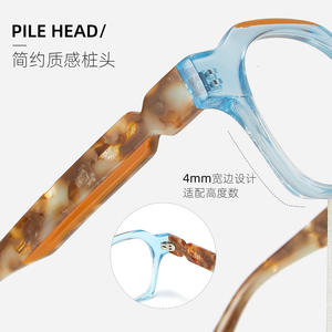 กรอบแว่นตาอะซิเตททรงเรขาคณิต Danyang รุ่น Rd25002 ทรงเต็มกรอบ แฟชั่นทันสมัยสำหรับทุกเพศ ดีไซน์รูปทรงเหลี่ยม - Product Image 5