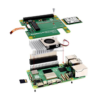 La carte d'extension Raspberry Pi M.2 HAT + prend en charge l'interface PCIe 2.0 à voie unique Disques durs M.2 NVMe 2230 2242 Gen2 Gen3 Modes