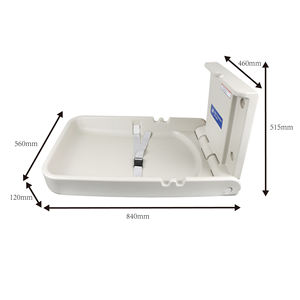 Unité murale en plastique pour bébé, tendance, pour la maison, Dirt Busters, changeur vertical, station de change pour bébé, fabriqué en Chine - Product Image 5