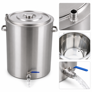 Recipiente de Acero Inoxidable de 33L para Derretir Cera de Abeja, <span class=keywords><strong>Aparato</strong></span> Comercial Personalizado para Derretir Cera - Product Image 6