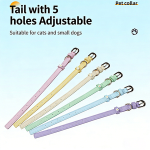 Collar de Cuero PU Ajustable para Gato, Varios Colores, al por Mayor - Product Image 4