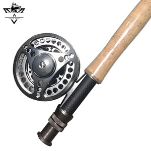 Vente flash - <span class=keywords><strong>Canne</strong></span> à pêche à la <span class=keywords><strong>mouche</strong></span> personnalisée 9'7 durable et moulinet assorti, carbone, 4 sections, <span class=keywords><strong>canne</strong></span> à pêche à la <span class=keywords><strong>mouche</strong></span> portable pour débutant - Product Image 4