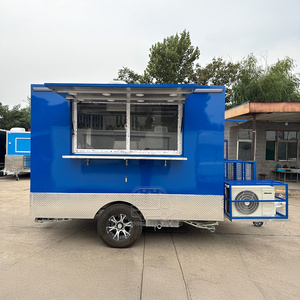Remorque de restauration compacte en tôle avec une seule roue motrice, cuisine entièrement équipée pour la vente de nourriture de rue - Product Image 4