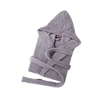 Peignoirs de bain 100 % coton pour hôtels et spas, haute qualité, en tissu éponge coloré, respirants et à motifs unis, techniques de teinture unie