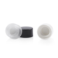 Vente en gros de bouteilles en PET rondes ambrées de 8 oz, bouteilles cosmétiques en plastique avec bouchon à double vis, bouteilles en plastique PET de 150 ml