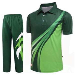 Maglietta e pantaloni da <span class=keywords><strong>Cricket</strong></span> con Design personalizzato e maglia da <span class=keywords><strong>Cricket</strong></span> con il tuo nome e numero - Product Image 2